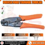 PRENSA TERMINAL TUBULAR 0.25-6mm2 COLOR NARANJA