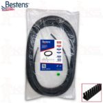 Protector de bandeja matafilo negro 1mm x 10 metros KG-010B
