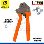 ALICATE PARA ENGARZAR CABLE ACERADO 6-8 Y 10MM2 NARANJA
