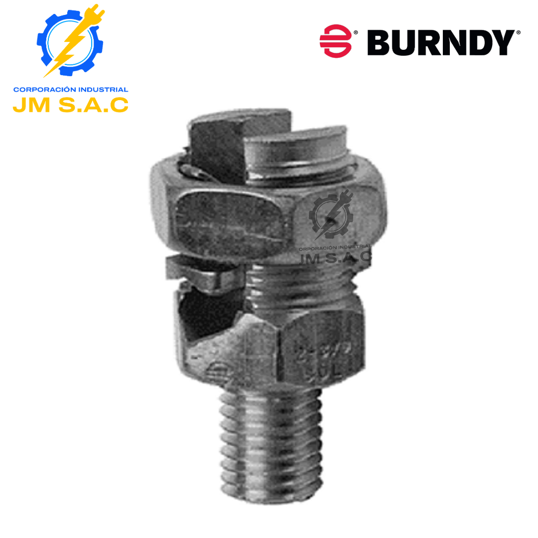 gk CONECTOR TIERRA 1CABLE 2-2/0 AWG A ESTRUC.PER.1/2" - Imagen 1