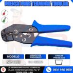 PRENSA TERMINAL TUBULAR (PRENSADO TRAPEZOIDAL) 6-16mm2 COLOR AZUL