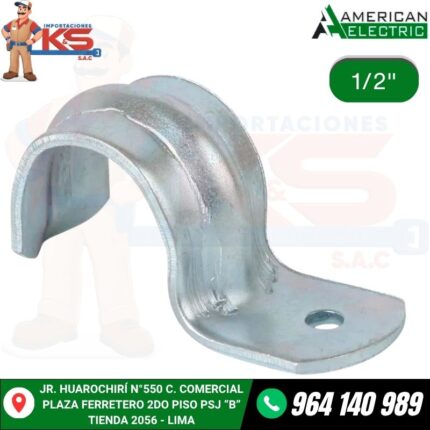 ABRAZADERA OMEGA 1 OREJA DE 1/2"