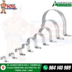 ABRAZADERA OMEGA DE 1 OREJA-MEDIDAS