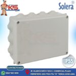 CAJA DE PASE PVC CON CONOS 220X170X80MM GRIS LIBRE DE HALÓGENO IP55