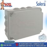 CAJA DE PASE PVC CON CONOS 310X240X125MM GRIS LIBRE DE HALÓGENO IP55