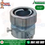 CONECTOR DE TUBO EMT A TUBERÍA FLEXIBLE DE 11/2"