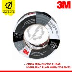 CINTA PARA DUCTOS RUBAN HIGHLAAND PLATA 48MM X 54.8MTS
