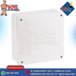 CAJA PASE PVC SIN CONO 200X200X80MM BLANCO