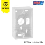 CAJA MODULAR 2X4 SIN MARCO BLANCO