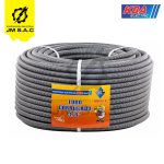 TUBO CORRUGADO FLEXIBLE 3/8 GRIS PVC X 100MTS