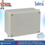 CAJA DE PASE PVC SIN CONOS 153X110X65MM GRIS LIBRE DE HALÓGENO YBOX IP65