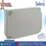CAJA DE PASE PVC SIN CONOS 310X240X125MM GRIS LIBRE DE HALÓGENO IP65