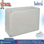 CAJA DE PASE PVC SIN CONOS 220X170X80MM GRIS LIBRE DE HALÓGENO YBOX IP65