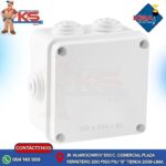 CAJA PASE PVC CON CONO 150X150X80MM BLANCO