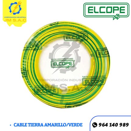 CABLE TIERRA AMARILLO/VERDE