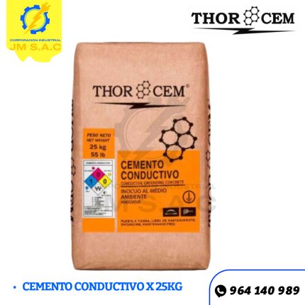 CEMENTO CONDUCTIVO THOR CEM PARA PUESTA TIERRA X 25 KG