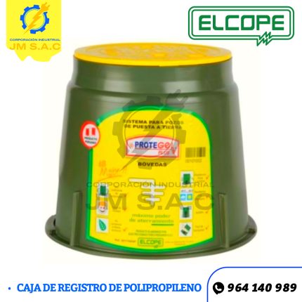 CAJA DE REGISTRO DE POLIPROPILENO-BÓVEDA