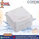 CAJA DE PASE PVC SIN CONO 100X100X70MM BLANCO A PRUEBA DE AGUA IP65