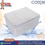 CAJA DE PASE PVC SIN CONO 255X200X120MM BLANCO A PRUEBA DE AGUA IP65
