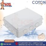 CAJA DE PASE PVC SIN CONO 255X200X80MM BLANCO A PRUEBA DE AGUA IP65