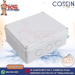 CAJA DE PASE PVC SIN CONO 255X200X120MM BLANCO A PRUEBA DE AGUA IP65