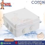 CAJA DE PASE PVC CON CONO 150X150X70MM BLANCO A PRUEBA DE AGUA IP65