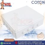 CAJA DE PASE PVC CON CONO 400X350X120MM BLANCO A PRUEBA DE AGUA IP65