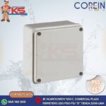 CAJA DE PASE PVC SIN CONO 100X100X50MM GRIS MODELO SOLERA IP65/IP67