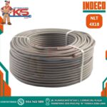 CABLE VULCANIZADO 4X18 AWG 500V NLT GRIS X 100MTS