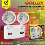LAMPARA DE EMERGENCIA 32 LED SMD DE ALTO BRILLO 6v. 4Ah 9 HORAS