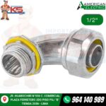 CONECTOR CURVO HERMETICO LIQUID TIGHT DE 1/2"