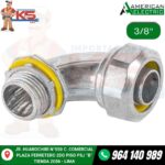 CONECTOR CURVO HERMETICO LIQUID TIGHT DE 3/8"