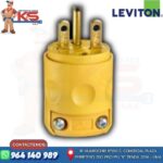 ENCHUFE 15A 250V L/T MODELO CHINO PVC AMARILLO
