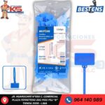 CINTILLO DE NYLON (CON MARCADOR ) AZUL 110X2.5MM X 100PZ