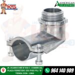 CONECTOR CURVO SIMPLE PARA FLEXIBLE SIN FORRO
