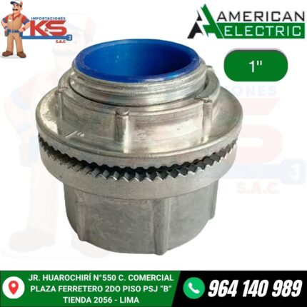 CONECTOR RECTO HUB DE 1" PARA TUBO IMC