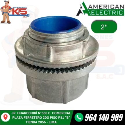 CONECTOR RECTO HUB DE 2" PARA TUBO IMC