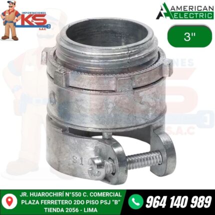 CONECTOR RECTO SIMPLE 3"