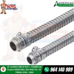 CONECTOR RECTO SIMPLE CON FLEXIBLE SIN FORRO