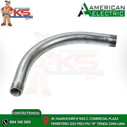 CURVA CONDUIT IMC 4" CON ROSCA A LOS EXTREMOS