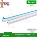 CANALETA BLANCA PVC 13X7MM 2MTS CON ADHESIVO