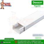CANALETA BLANCA PVC 20X12MM 2MTS SIN ADHESIVO