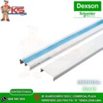 CANALETA BLANCA PVC 32X12MM 2M CON DIVISIÓN-CON ADHESIVO
