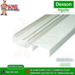 CANALETA BLANCA PVC 40X25MM 2M SIN ADHESIVO