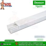 CANALETA BLANCA PVC 40X25MM 2M CON DIVISIÓN-SIN ADHESIVO