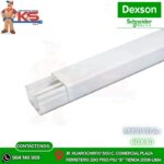 CANALETA BLANCA PVC 60X40MM 2M CON DIVISIÓN-SIN ADHESIVO