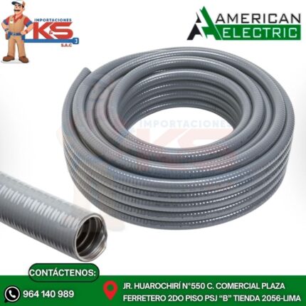 TUBERIA FLEXIBLE LIQUID TIGHT 4" FORRO PESADO X 10MTS