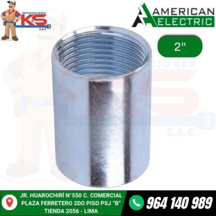 UNION CONDUIT IMC DE 2" GALVANIZADO