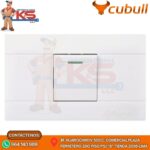 INTERRUPTOR CONMUTADOR SIMPLE COLOR BLANCO