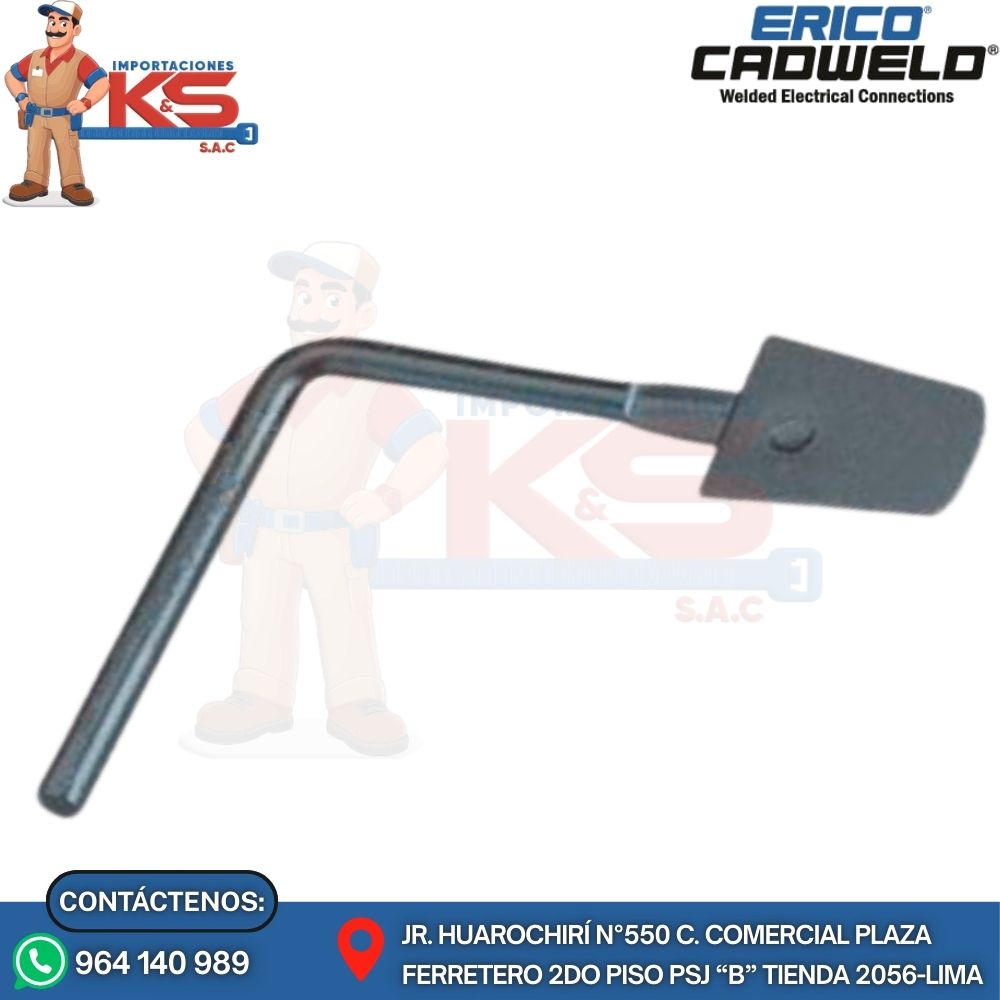 CADWELD espatula PALA REMOVEDORA PARA LIMPIEZA DE MOLDE DE #90 A #500 - Imagen 1
